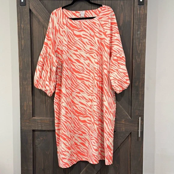 chicos orange dress Chicos Dress Size 0 Maxi Orange Dress Sleeveless Halter Neck